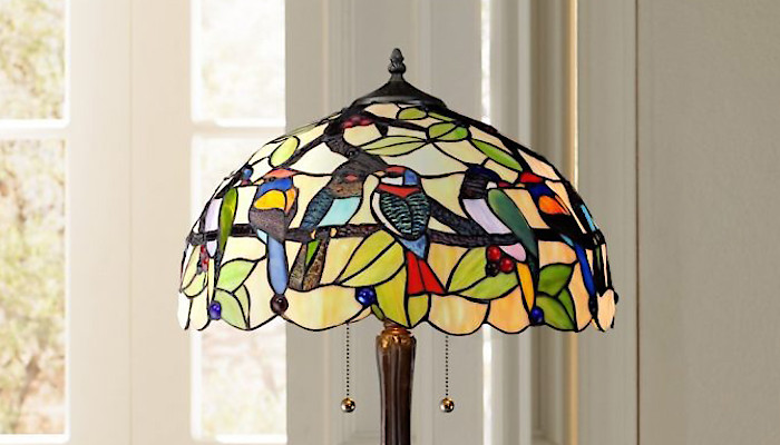 Stained glass lamps